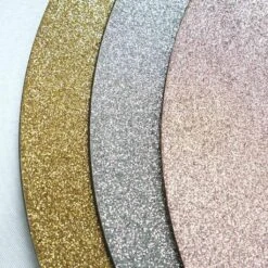 24 Pcs 13" Round Glitter Charger Plates -Optimal Home Decoration 24 pcs 13 round glitter charger plates 28993053556799