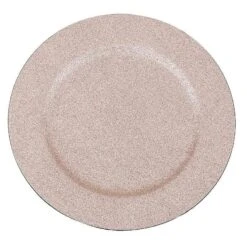24 Pcs 13" Round Glitter Charger Plates