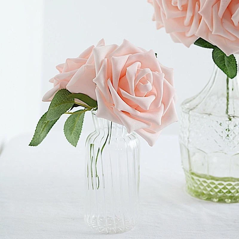 24 Pcs 5" Foam Rose Flowers Stems 7 24 Pcs 5" Foam Rose Flowers Stems - Image 5