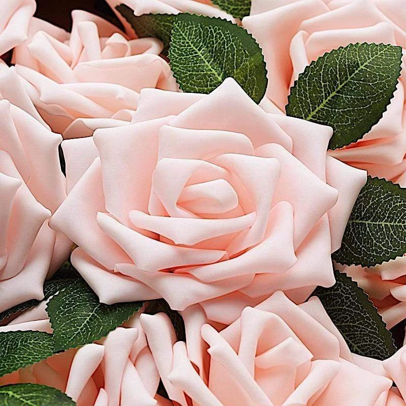 24 Pcs 5" Foam Rose Flowers Stems 10 24 Pcs 5" Foam Rose Flowers Stems - Image 8