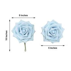 24 Pcs 5" Foam Rose Flowers Stems 40 24 Pcs 5" Foam Rose Flowers Stems -Optimal Home Decoration 24 pcs 5 foam rose flowers stems 28969329688639