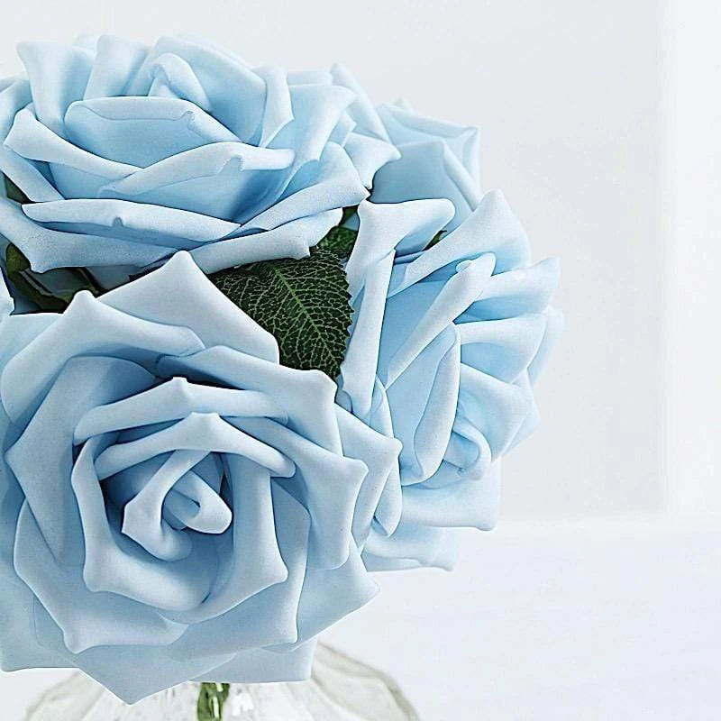 24 Pcs 5" Foam Rose Flowers Stems 22 24 Pcs 5" Foam Rose Flowers Stems - Image 20