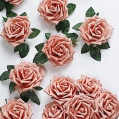 24 Pcs 5" Foam Rose Flowers Stems 30 24 Pcs 5" Foam Rose Flowers Stems -Optimal Home Decoration 24 pcs 5 foam rose flowers stems arti foamrs05 5 080 28969329393727