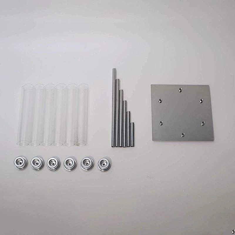 24" Tall Candelabra Candle Holder Centerpiece With Glass 15 24" Tall Candelabra Candle Holder Centerpiece With Glass - Image 13