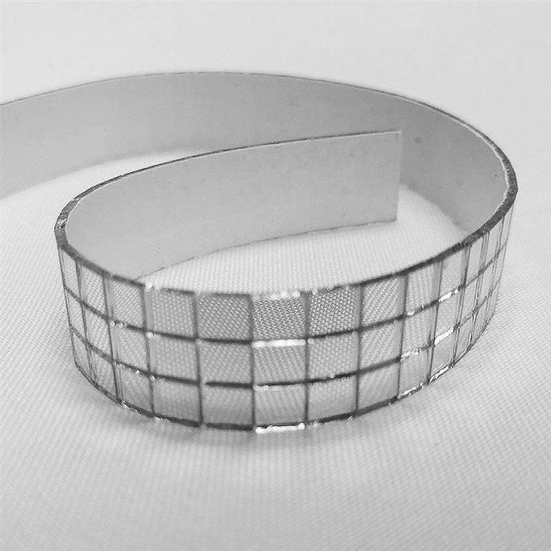 24" Tall Mirror Mosaic Wedding Vase - Silver 6 24" Tall Mirror Mosaic Wedding Vase - Silver - Image 4