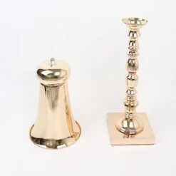 27" Tall Metal Trumpet Wedding Vases - Gold -Optimal Home Decoration 27 tall metal trumpet wedding vase gold chdlr 062 28 gold 29424088285247