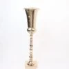 27" Tall Metal Trumpet Wedding Vases - Gold -Optimal Home Decoration 27 tall metal trumpet wedding vase gold chdlr 062 28 gold 29424088416319