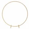 28" Round Metal Floral Hoop Standing Wreath Centerpiece Ring -Optimal Home Decoration 28 round metal floral hoop standing wreath centerpiece ring wod hopmet5 28 gold 30489725108287