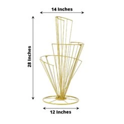 28" Spiral Metal Flower Display Stand Wedding Table Centerpiece - Gold 13 28" Spiral Metal Flower Display Stand Wedding Table Centerpiece - Gold -Optimal Home Decoration 28 spiral metal flower display stand wedding table centerpiece gold iron stnd10 28 gold 30393411764287