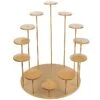 29" Tiered 12 Arm Round Metal Cupcake Holder Dessert Display Stand - Gold 2 29" Tiered 12 Arm Round Metal Cupcake Holder Dessert Display Stand - Gold -Optimal Home Decoration 29 tiered 12 arm round metal cupcake holder dessert display stand gold cake met 003 12 gold 30486604218431
