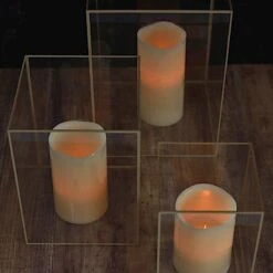 3 Acrylic With Metal Frame Pillar Candle Holders - Clear And Gold 15 3 Acrylic With Metal Frame Pillar Candle Holders - Clear And Gold -Optimal Home Decoration 3 acrylic with metal frame pillar candle holders clear and gold plst vase rec01 set gold 28896829702207