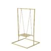 3 Ft Swing Metal Cake Stand Hanging Dessert Display Centerpiece - Gold