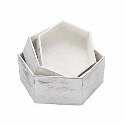 3 Hexagon Wooden Cake Stand Cupcake Dessert Holder - Whitewashed 16 3 Hexagon Wooden Cake Stand Cupcake Dessert Holder - Whitewashed -Optimal Home Decoration 3 hexagon wooden cake stand cupcake dessert holder whitewashed cake wod009 set wht 30768852893759