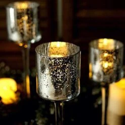 3 Long Stem Mercury Glass Vases Candle Holders 21 3 Long Stem Mercury Glass Vases Candle Holders -Optimal Home Decoration 3 long stem mercury glass vases candle holders 28968370798655