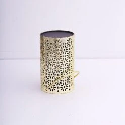 3 Metallic 3" X 5" Plastic LED Lantern Lamps With Flower Design - Gold 17 3 Metallic 3" X 5" Plastic LED Lantern Lamps With Flower Design - Gold -Optimal Home Decoration 3 metallic 3 x 5 plastic led lantern lamps with flower design gold led cand pl10 gold 30984316846143