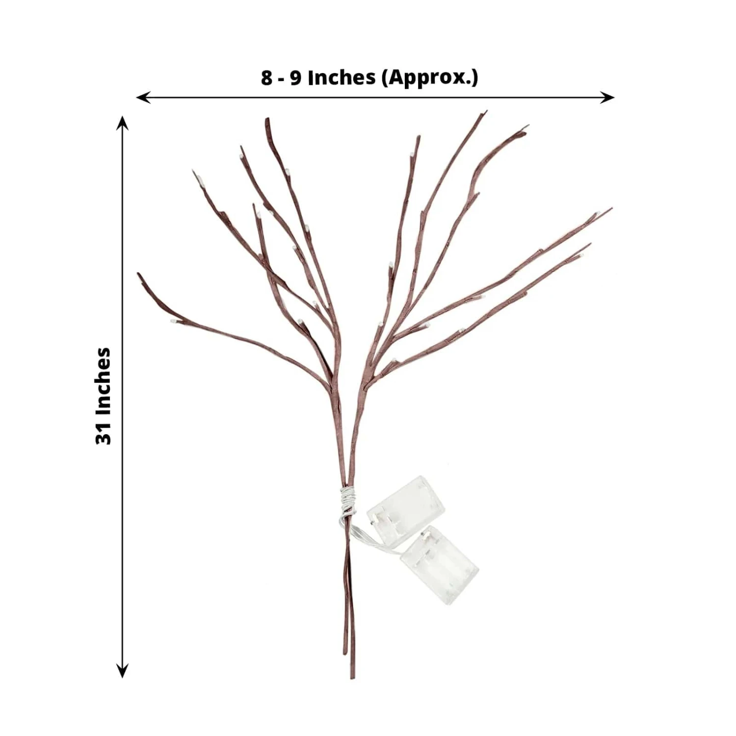 3 LED Trees 31" Battery Operated Lighted Artificial Branches 12 3 LED Trees 31" Battery Operated Lighted Artificial Branches - Image 10