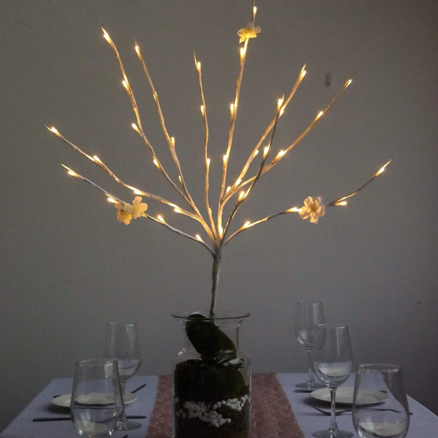 3 LED Trees 31" Battery Operated Lighted Artificial Branches 5 3 LED Trees 31" Battery Operated Lighted Artificial Branches - Image 3