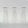 3 Pcs 34 Oz Plastic Carafes With Lids Beverage Jars - Clear And White 2 3 Pcs 34 Oz Plastic Carafes With Lids Beverage Jars - Clear And White -Optimal Home Decoration 3 pcs 34 oz plastic carafes with lids beverage jars clear and white dsp serv crf01 34 clr 28537790136383