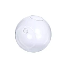 3 Pcs Classic Round Glass Wall Terrariums Vases - Clear