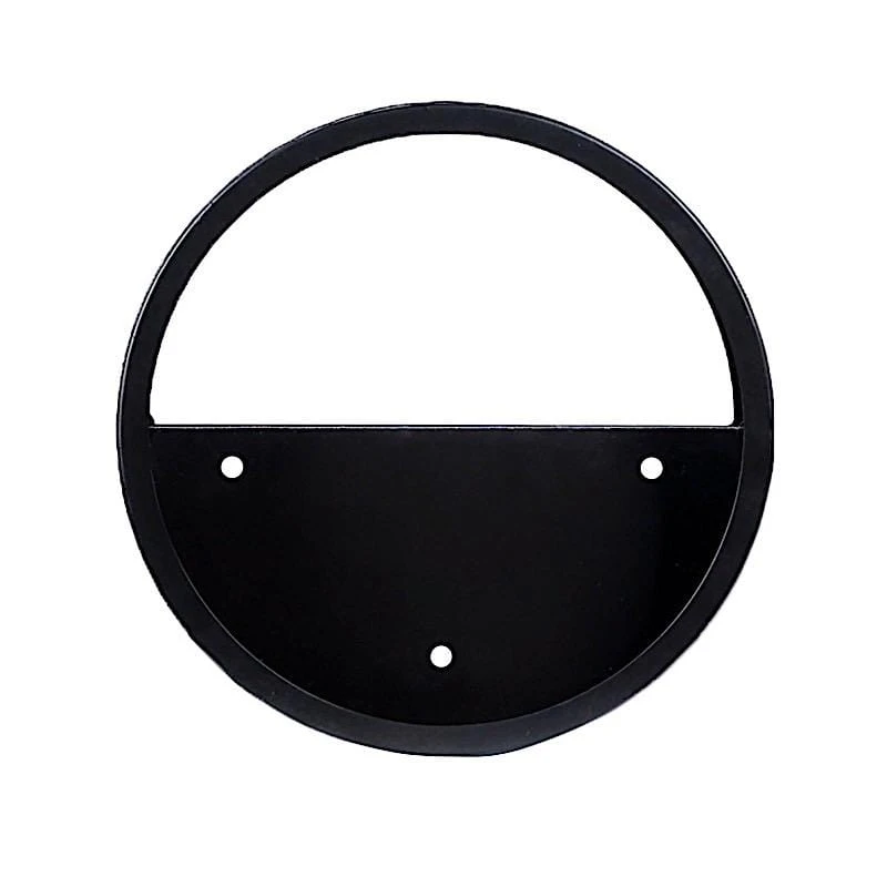 3 Pcs Half Moon Metal Wall Planters Round Floating Shelves 6 3 Pcs Half Moon Metal Wall Planters Round Floating Shelves - Image 4