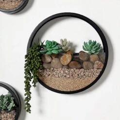 3 Pcs Half Moon Metal Wall Planters Round Floating Shelves 24 3 Pcs Half Moon Metal Wall Planters Round Floating Shelves -Optimal Home Decoration 3 pcs half moon metal wall planters round floating shelves 28968487682111