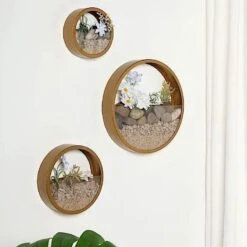 3 Pcs Half Moon Metal Wall Planters Round Floating Shelves 36 3 Pcs Half Moon Metal Wall Planters Round Floating Shelves -Optimal Home Decoration 3 pcs half moon metal wall planters round floating shelves 28968488009791