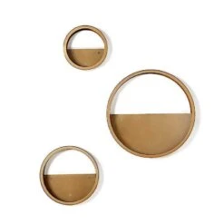 3 Pcs Half Moon Metal Wall Planters Round Floating Shelves 29 3 Pcs Half Moon Metal Wall Planters Round Floating Shelves -Optimal Home Decoration 3 pcs half moon metal wall planters round floating shelves wod hopshlf rnd2 gold 28968487845951