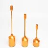 3 Taper Candle Holders Candlestick With Heavy Metal Base - Gold 2 3 Taper Candle Holders Candlestick With Heavy Metal Base - Gold -Optimal Home Decoration 3 pcs metal taper candlestick holders gold iron cand tp010 set gold 29179129167935