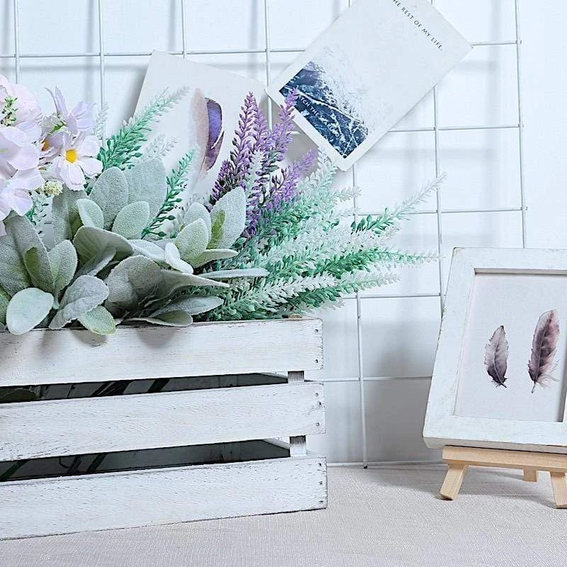 3 Pcs Natural Wooden Crate Boxes Planter Holders 5 3 Pcs Natural Wooden Crate Boxes Planter Holders - Image 3