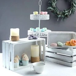 3 Pcs Natural Wooden Crate Boxes Planter Holders 29 3 Pcs Natural Wooden Crate Boxes Planter Holders -Optimal Home Decoration 3 pcs natural wooden crate boxes planter holders white wod plnt03 set wht 28511167840319