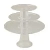 3 Plastic Stackable Dessert Pedestals Round Cupcake Display Stands Set - Clear 1 3 Plastic Stackable Dessert Pedestals Round Cupcake Display Stands Set - Clear -Optimal Home Decoration 3 plastic stackable dessert pedestals round cupcake display stands set clear cake plst r006 set clr 30479620538431