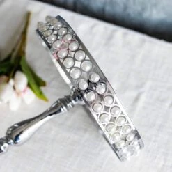 3 Tall Pearl Beaded Metal Cake Stands Risers 9 3 Tall Pearl Beaded Metal Cake Stands Risers -Optimal Home Decoration 3 tall pearl beaded metal cake stands risers 28934630441023