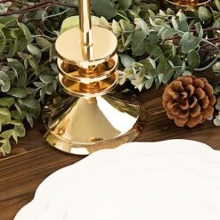 3 Taper Candle Holders 3-Disk Design Pedestal Candlestick Stands - Gold 20 3 Taper Candle Holders 3-Disk Design Pedestal Candlestick Stands - Gold -Optimal Home Decoration 3 taper candle holders disk pedestal design candlestick stands gold iron cand tp014 set gold 30746560462911