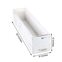 30" X 6" Wood Rectangular Box Planter Holders Centerpieces 33 30" X 6" Wood Rectangular Box Planter Holders Centerpieces -Optimal Home Decoration 30 x 6 wood rectangular box planter holders centerpieces 28968491417663