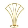 32" Scalloped Fan Metal Flower Display Stand Table Centerpiece - Gold 1 32" Scalloped Fan Metal Flower Display Stand Table Centerpiece - Gold -Optimal Home Decoration 32 scalloped fan metal flower display stand table centerpiece gold iron stnd09 32 gold 30396686270527