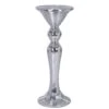 36" Tall Polystone Mirror Mosaic Pedestal Wedding Vase - Silver -Optimal Home Decoration 36 tall polystone mirror mosaic pedestal wedding vase silver prop mir08 28341873115199
