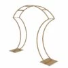 38" Curvy Metal Flower Arch Stand Wedding Table Centerpiece - Gold 2 38" Curvy Metal Flower Arch Stand Wedding Table Centerpiece - Gold -Optimal Home Decoration 38 curvy metal flower arch stand wedding table centerpiece gold iron stnd14 38 gold 30414380335167