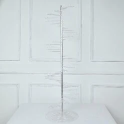 4.5 Ft Acrylic Spiral Champagne Glasses Holder Flutes Display Stand - Clear -Optimal Home Decoration 4 5 ft acrylic spiral champagne glasses holder flutes display stand clear disp stnd acry04 40 clr 30582107013183