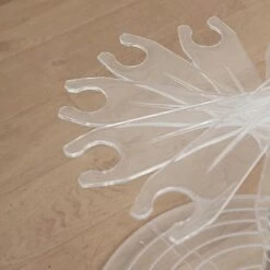 4.5 Ft Acrylic Spiral Champagne Glasses Holder Flutes Display Stand - Clear -Optimal Home Decoration 4 5 ft acrylic spiral champagne glasses holder flutes display stand clear disp stnd acry04 40 clr 30582107111487