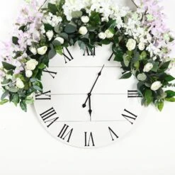 4 Ft Long Artificial Eucalyptus Willow Foliage Garlands With Silk Ranunculus Flowers - Green -Optimal Home Decoration 4 ft long artificial eucalyptus willow foliage garlands with silk ranunculus flowers green arti glnd grn005 11655271448639