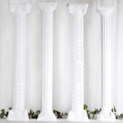 4 Pcs 12.5" Tall Decorative Roman Empire Wedding Columns Extensions -Optimal Home Decoration 4 pcs 12 5 tall decorative roman empire wedding columns extensions prop roma st05 4765404168255