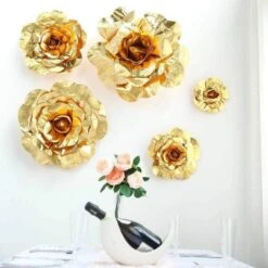 4 Pcs 12" Wide Artificial Large Roses Flowers For Wall Backdrop 33 4 Pcs 12" Wide Artificial Large Roses Flowers For Wall Backdrop -Optimal Home Decoration 4 pcs 12 wide artificial large roses flowers for wall backdrop 28996292313151