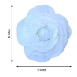 4 Pcs 12" Wide Artificial Large Roses Flowers For Wall Backdrop 40 4 Pcs 12" Wide Artificial Large Roses Flowers For Wall Backdrop -Optimal Home Decoration 4 pcs 12 wide artificial large roses flowers for wall backdrop 28996292542527
