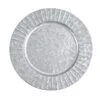 4 Pcs 13" Round With Ruffled Rim Galvanized Metal Charger Plates - Silver 2 4 Pcs 13" Round With Ruffled Rim Galvanized Metal Charger Plates - Silver -Optimal Home Decoration 4 pcs 13 round with ruffled rim galvanized metal charger plates silver chrg met0001 silv 11489336131647