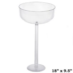 4 Pcs 18" Big Plastic Vases Cups Wedding Centerpieces - Clear -Optimal Home Decoration 4 pcs 18 big plastic vases cups wedding centerpieces clear prop cupk 001 28496446357567
