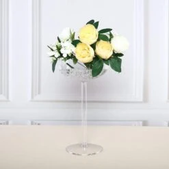 4 Pcs 18" Big Plastic Vases Cups Wedding Centerpieces - Clear -Optimal Home Decoration 4 pcs 18 big plastic vases cups wedding centerpieces clear prop cupk 001 4748095455295