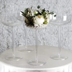 4 Pcs 18" Big Plastic Vases Cups Wedding Centerpieces - Clear -Optimal Home Decoration 4 pcs 18 big plastic vases cups wedding centerpieces clear prop cupk 001 4748096667711