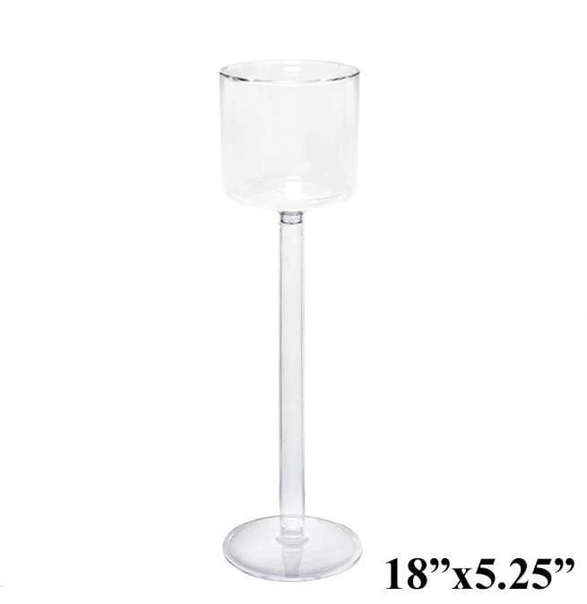 4 Pcs 18" Small Plastic Vases Cups Wedding Centerpieces - Clear 9 4 Pcs 18" Small Plastic Vases Cups Wedding Centerpieces - Clear - Image 7