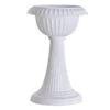 4 Pcs 22" Tall Decorative Italian Pedestal Flower Pots Vases - White 1 4 Pcs 22" Tall Decorative Italian Pedestal Flower Pots Vases - White -Optimal Home Decoration 4 pcs 22 tall decorative italian pedestal flower pots vases white prop roma 08 28329182986303