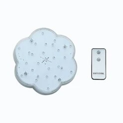 4 Pcs 6" LED Vase Lights With Remote Control - White